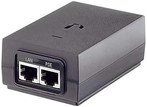 Ubiquiti Poe-48-24W-G Adattatore, 48Vdc, 24W, Gbit, Nero