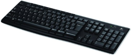 Logitech K270 Tastiera Wireless Per Windows, Layout Inglese Qwerty - Nero