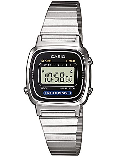 Casio Orologio Digitale Donna Con Cinturino In Acciaio Inox La-670Wea-1Ef