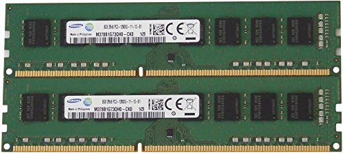 Samsung Original 16Gb, (2 X 8Gb) 240-Pin Dimm, Ddr3 Pc3-12800, Desktop Memory Module