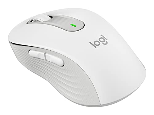 Logitech Signature M650 L Left Mouse Wireless - Per Mancini Con Mani Grandi, Durata Batteria 2 Anni, Clic Silenziosi, Tasti Personalizzabili, Bluetoot