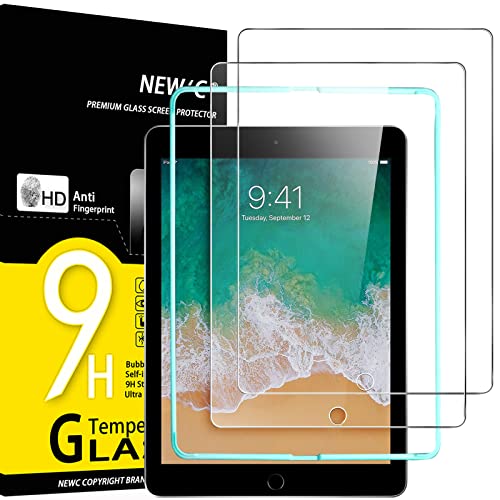 New'C 2 Pezzi, Pellicola Prottetiva Per Ipad 9.7 (Model 2018/2017), Ipad 6, Ipad 5, Ipad Pro 9.7, Ipad Air 2/Ipad Air, Pellicola Prottetiva, Trasparen