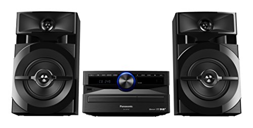 Panasonic Sc-Ux102E-K Sistema Mini, 300 W, Speaker A 2 Vie, Woofer Da 13 Cm, Lettore Cd, Cd-R/R W, Bluetooth, Usb, Dab/Dab+, 30Fm/15Am Rds, Aux, Audio