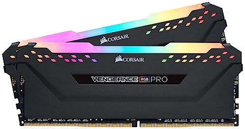 Corsair Vengeance Rgb Pro Ddr4-Ram 3600 Mhz 2X 8Gb Memoria, 16 Gb, Nero