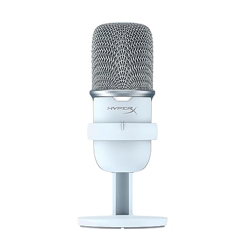 Hyperx Solocast Microfono Usb A Condensatore Per Il Gaming Da Pc, Ps5, Ps4 E Mac, Con Sensore Tap-To-Mute, Pattern Polare Cardioide, Ottimo Per Gaming