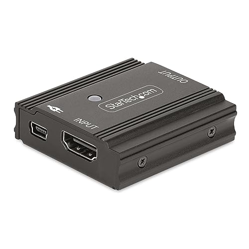 Startech.Com Booster Hdmi 8K 60Hz Da 10M, Ripetitore Attivo Hdmi 2.1 In Linea E Amplificatore Del Segnale Video Fino A 8K 60Hz/4K 144Hz, Extender Comp