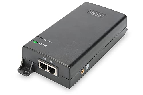 Iniettore Digitus Poe+ - Ieee802.3At - Gigabit Ethernet - 60 Watt - Max. 48 Volt - Poe Mode A & Mode B, 1 Gbit/S
