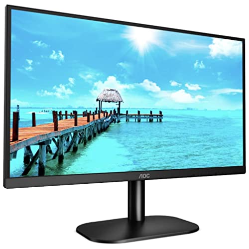 Aoc Monitor Italia 24B2Xh Led Da 23.8" Ips, Fhd, 1920 X 1080, 75 Kz, Vga, Hdmi, Nero