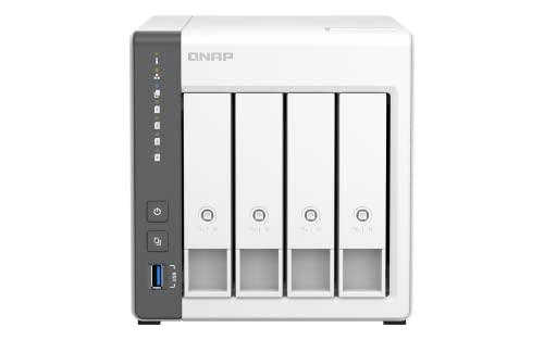 Qnap 4 Bay Arm Ts-433-4G Cortex-A55. Processor Frequency 2.0 Ghz. 4 Gb. On Board (Non-Expandable)