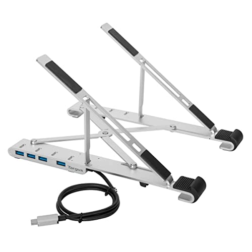 Targus Supporto Portatile+Hub Usb-A Argento