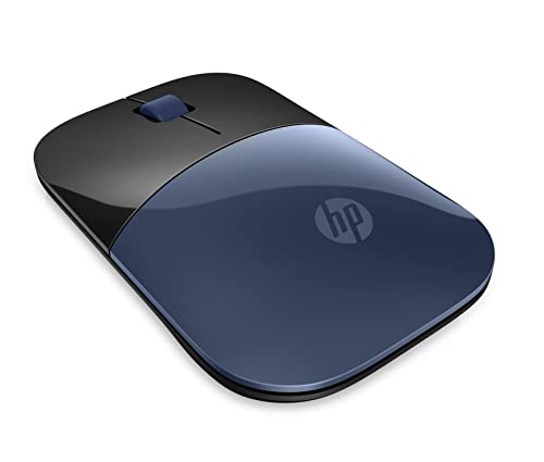 Hp Z3700 Mouse Wireless, Sensore Preciso, Tecnologia Led Blue, 1200 Dpi, 3 Pulsanti, Rotella Scorrimento, Ricevitore Usb Wireless 2.4 Ghz Incluso, Des