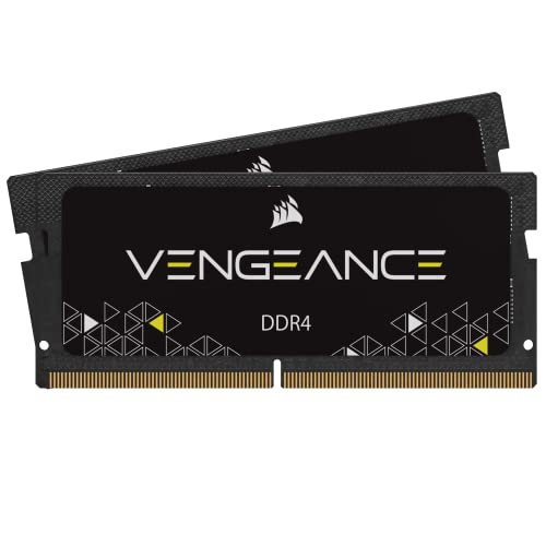 Corsair Vengeance Sodimm 16Gb (2X8Gb) Ddr4 2400Mhz Cl16 Memoria Per Laptop/Notebook (Supporto Processori Intel Core I5 E I7 Di Sesta Generazione), Ner