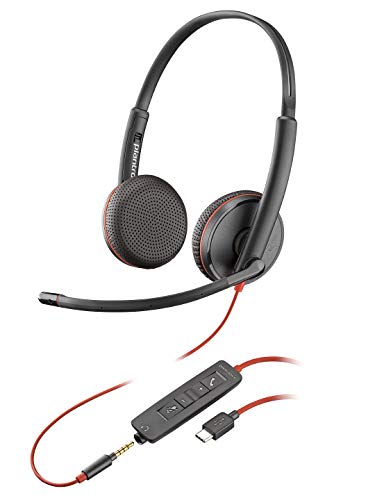 Plantronics Blackwire 3225 Stereofonico Padiglione Auricolare Nero