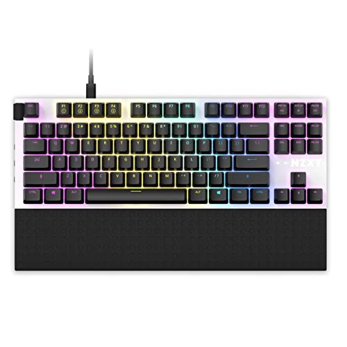 Nzxt Kb-1Tkde-Wr Clavier Usb Qwertz Allemand Blanc