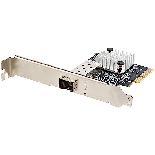 Startech.Com Scheda Di Rete Pcie Sfp+10G, Adattatore Ethernet Con Porta Sfp+, Nic Pcie Fibra Ottica 10Gb, Sfp+ Aperto Per Modulo E Cavi Conformi Msa-S
