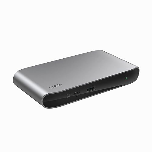 Belkin Connect Docking Station Thunderbolt 4, Hub Multiporta 5 In 1 Usb-C Core Con 96 W Di Power Delivery Per Mac, Windows, 1 Display 8K O 2 Display 4
