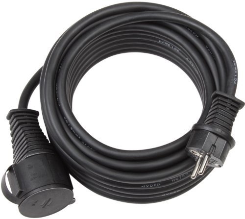 Brennenstuhl 1167810 - H07Rn-F 3G1,5 - Cavo (Maschio/Femmina, 10M, Nero)