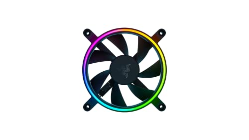 Razer Kunai Chroma Hydraulic Rgb Led Pwm Performance Fan (120Mm)- Ventole Idrauliche Pc (Silenziose, Potenti, Collega Fino A 8 Ventole, Supporto Contr