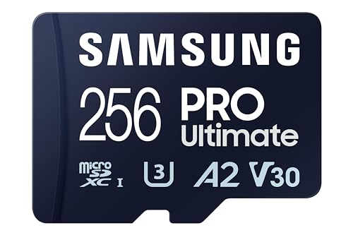 Samsung Memorie Mb-My256Sa Pro Ultimate Scheda Microsd Da 256Gb, Uhs-I U3, Fino A 200 Mb/S