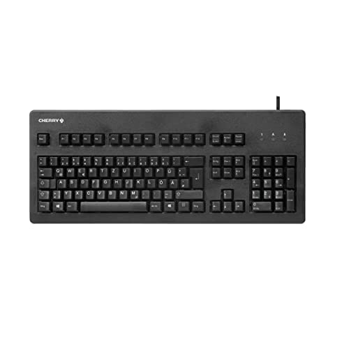 Cherry G80-3000Lscde-2 Tastatur Ps/2 Usb Schwarz (Deutsches Tastaturlayout, Qwertz)