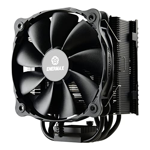 Enermax Ets-T50A-Fss T50 Axe Silent Edition- Dissipatore Cpu Con Flusso Laterale E Ventola Pwm Ad Alta Pressione Da 14Cm, Intel/Amd