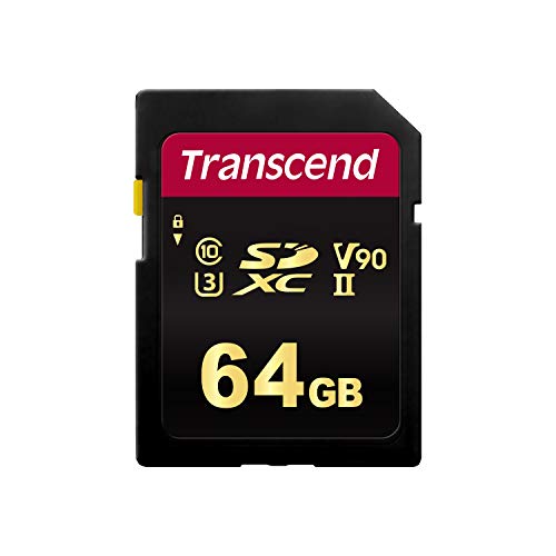 Transcend Ts64Gsdc700S Scheda Di Memoria Sdxc Da 64 Gb, Imballaggio Standard, 700S, Per Videocamere Professionali