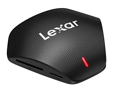 Lexar Professional Multi-Card 3-In-1 Usb 3.1 Lettore, Fino A 312 Mb/S Per Scheda Sd/Micro Sd, 160 Mb/S Per Compactflash, Adattatore Include Da Usb Typ