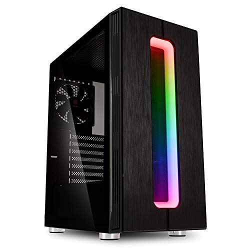 Kolink Nimbus -Case Rgb Mid-Tower Atx (Secc 1Mm)- Per Pc Gaming Con Pannello Laterale In Vetro Temperato