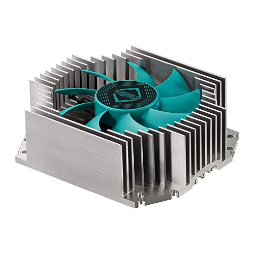 Iceberg Thermal Icefloe T65 Itx Low Profile 3 Dissipatore Di Calore In Alluminio Htpc Cpu Con Ventola Da 80 Mm