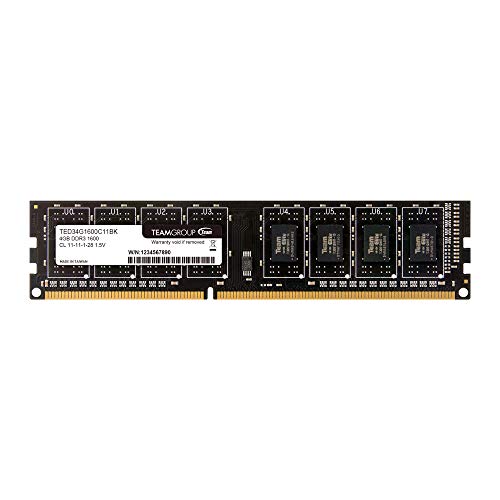 Team Group Elite Memoria Ddr3 4Gb 1600Mhz Cl11 Ram Dimm Pc3-12800
