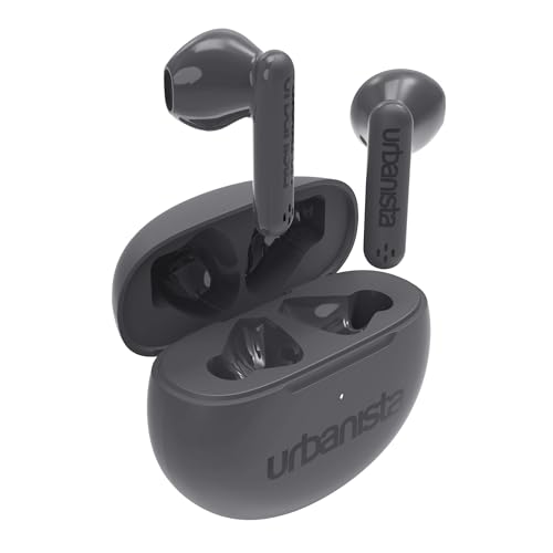 Urbanista Auricolari Wireless, Bluetooth 5.3 In Ear Ipx4 Cuffie Con Doppio Microfono, 20 Ore Di Riproduzione, Controlli Touch, Tws Usb C Custodia Di R