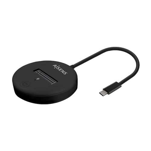 Aisens - Asuc-M2D013-Bk - Usb-C Dock M.2 (Ngff) Asuc-M2D013-Bk Sata/Nvme A Usb3.1 Gen2, Nero