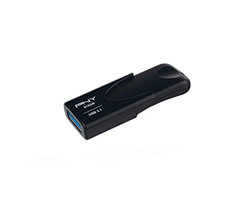 Pny Attaché 4 Chiavetta Usb 3.1 – 512Gb, Velocità Di Lettura Fino A 80 Mb/S