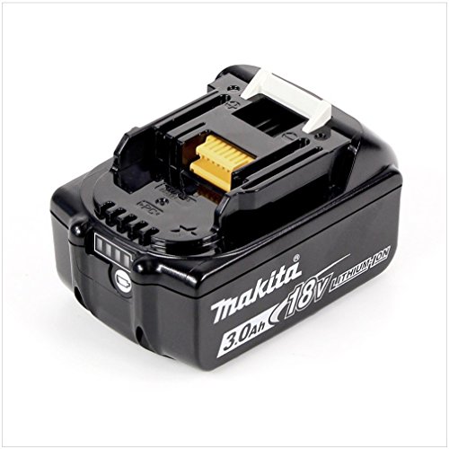 Makita Bl 1830 B - Batteria Agli Ioni Di Litio Da 18 V, 3 Ah / 3000 Mah, Con Display A Led, Originale, Non È Una Replica