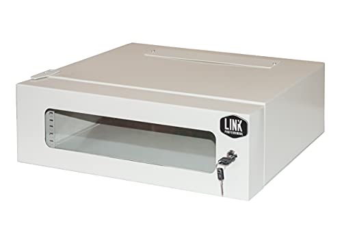Link Armadio Rack 19" 3U Profondita' 360 Mm Colore Grigio Con Porta Vetro (Axpxl) Cm 16X36X54