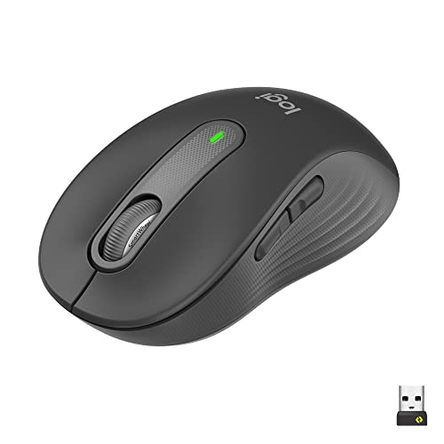 Logitech Signature M650 Mouse Wireless - Per Mani Piccole E Medie, Durata Batteria 2 Anni, Clic Silenziosi, Tasti Personalizzabili, Bluetooth, Per Pc/