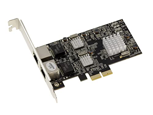 Kalea-Informatique Doppia Lan Ethernet 10 100 1000 2500 1G 2,5G 2 Porte Rj45 Scheda Controller Di Rete Pcie Chipset Realtek Rtl8125 - Sveglia Remota W