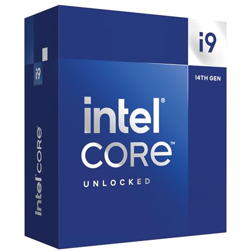 Intel® Core™ I9-14900K Nuovo Processore Desktop Per Videogiochi 24 Core (8 P-Core + 16 E-Core) Con Grafica Integrata - Sbloccato, Bx8071514900K