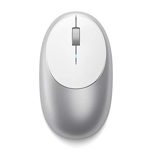 Satechi M1 Mouse Bluetooth Wireless In Alluminio Con Porta Type-C Ricaricabile - Per M2/M1 Macbook Pro/Air, M2/M1 Ipad Pro/Air, M2 Mac Mini, Imac M1 E