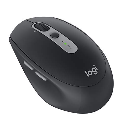 Logitech M590 Multi-Device Silent Mouse Wireless, Bluetooth, 2,4 Ghz Ricevitore Usb Unifying, Tracking Ottico 1000 Dpi, 5 Tasti Personalizzabili, Comp