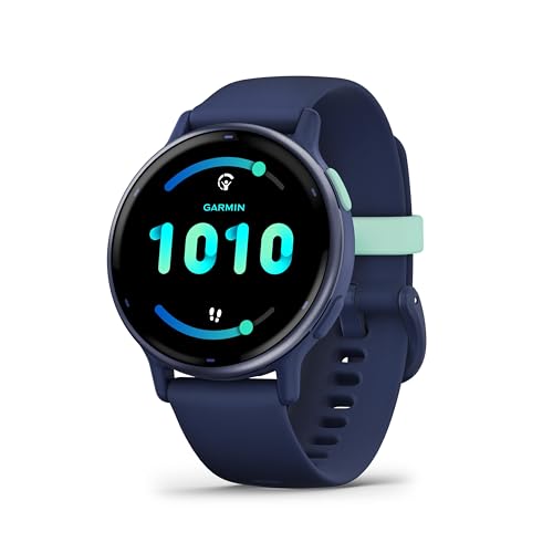 Garmin Vívoactive 5, Smartwatch Amoled 1,2", Cassa 42Mm, Musica, Pay, 30 Sport, Gps, Cardio, Coach Sonno, Benefici Workout, Autonomia 11 Giorni (Blue