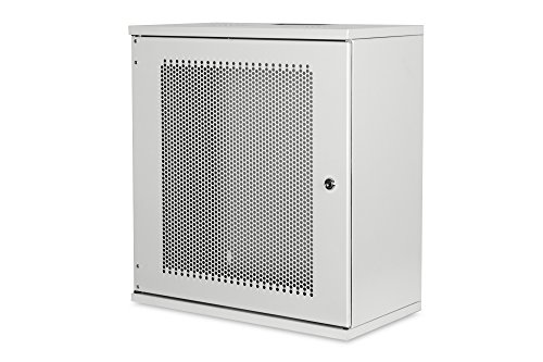Digitus Professional Dn-19-12U-S-Pd 12He - Alloggiamento Da Parete, Soho, Smontato, 595X540X400 Mm, Porta Frontale Perforata, Ral 7035, Grigio