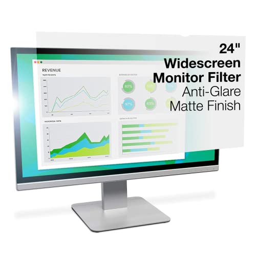 3M Anti-Glare Filtro Anti-Riflesso Per Monitor, 24" (16:10)