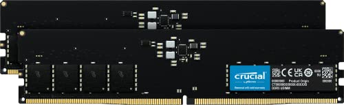 Crucial Ram 64Gb Kit (2X32Gb) Ddr5 5600Mhz (O 5200Mhz O 4800Mhz) Memoria Desktop Ct2K32G56C46U5