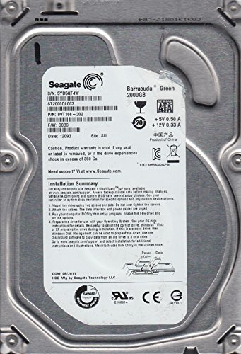 Seagate St2000Dl003 Barracuda Green Desktop Harddisk