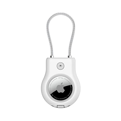 Belkin Custodia Per Airtag Con Filo Metallico (Secure Holder, Guscio Protettivo Per Airtag, Protezione Antigraffio Per Airtag) - Bianco