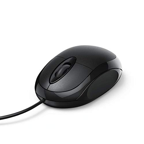 Hama Mc-100 Mouse Usb Ottico 1000 Dpi Mano Destra Nero