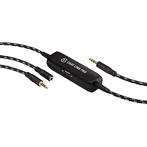 Elgato Chat Link Pro - Adattatore Audio Per Ps5 E Ps4 Nintendo Switch, Acquisisci Chat Vocali, L'Audio Del Gameplay, Cavo Extra Lungo