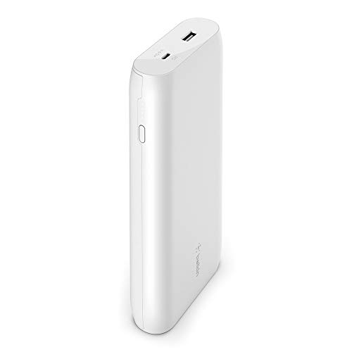 Belkin Batteria Esterna Usb-C Pd 20K (Caricabatteria Portatile A Ricarica Rapida Con Porte Usb-C E Usb, Capacità 20.000 Mah, Power Bank Per Macbook, I