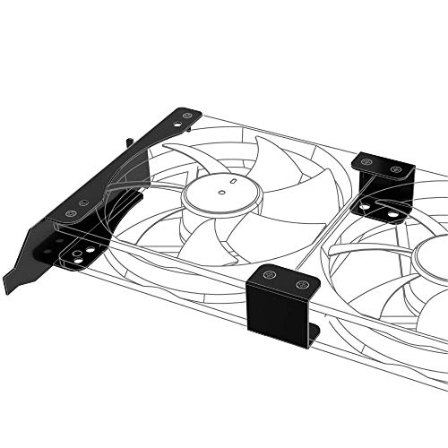 Akasa Compatible Pci-Slot Montagesystem Für Lüfter - 120Mm